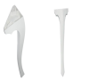 MC MX527 LÜKENS MASA AYAĞI BEYAZ 40 CM