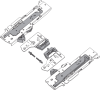 T60B3530 // TDBX TIP-ON BLUMOTION ÜNİTESİ TİP L3   (NL350-600mm) Adaptörlü 2