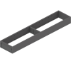 ZC7S500RS1 OG // AMBIA-LINE M  BÖLÜMLENDİRME ÇERÇEVE 100x500 , ORİON GRİ